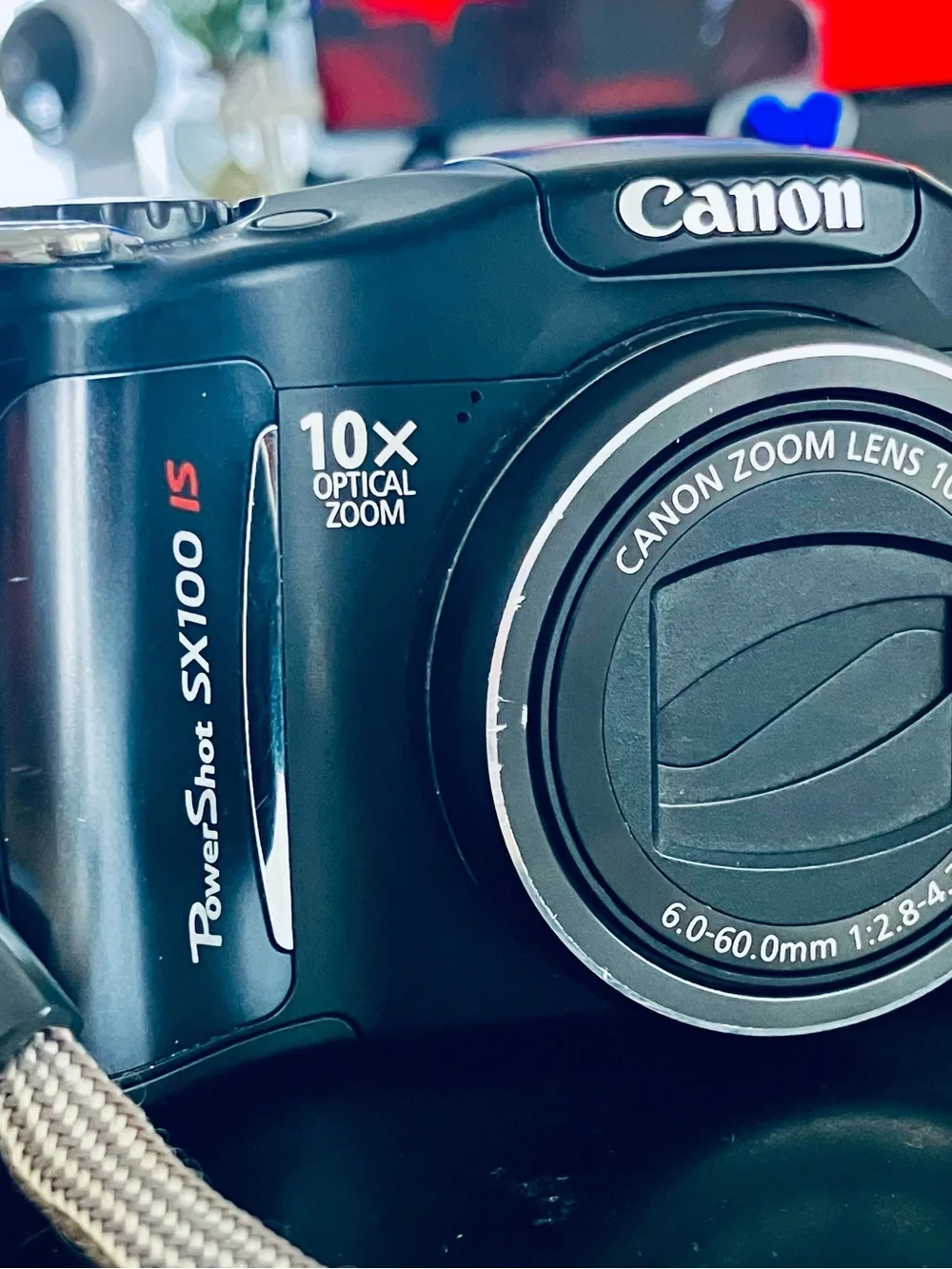 Canon PowerShot SX100 IS 8.0MP Digital Camera (Black) 2 GB Card Working 👍🏼